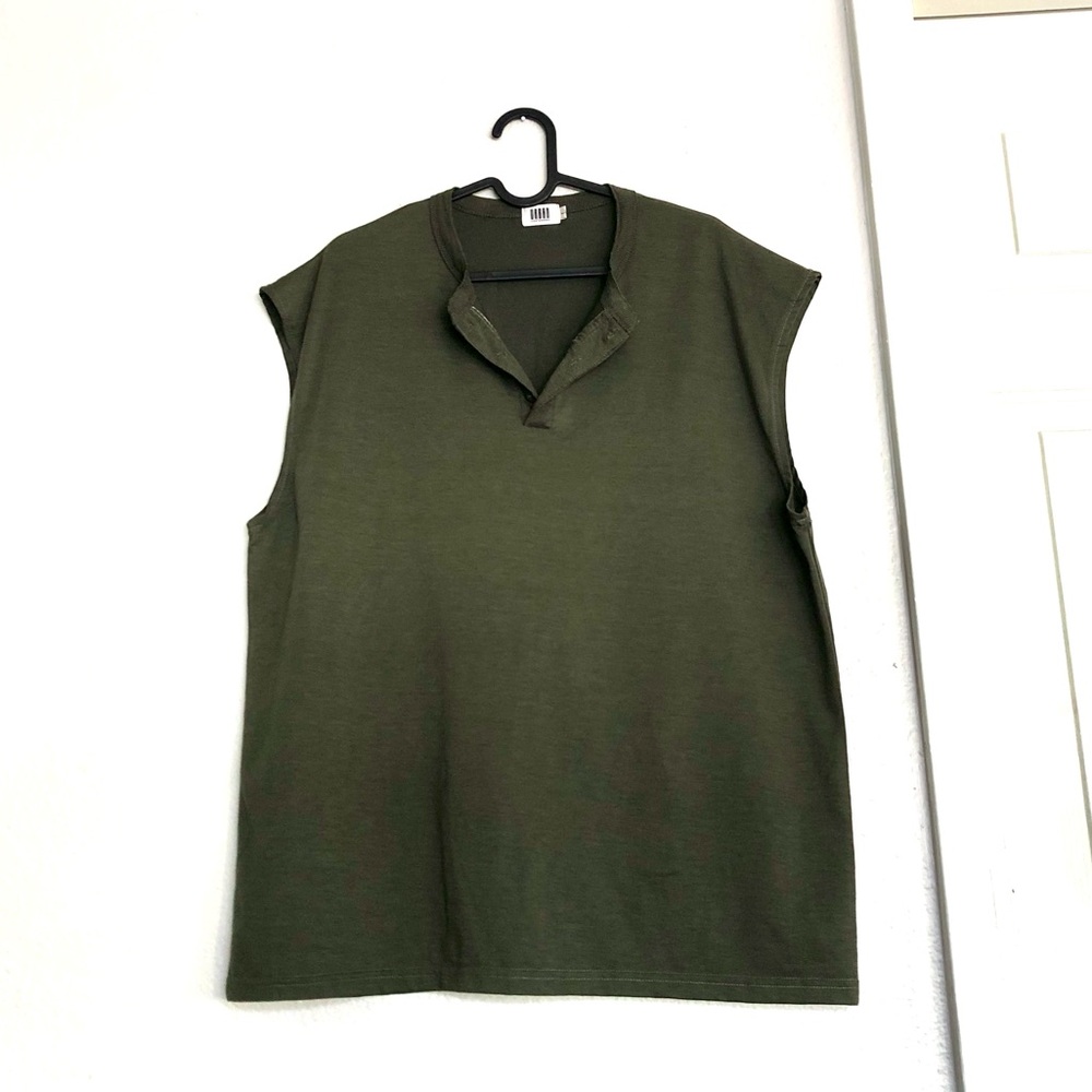 Urban Contenders Olive Green Tank blouse